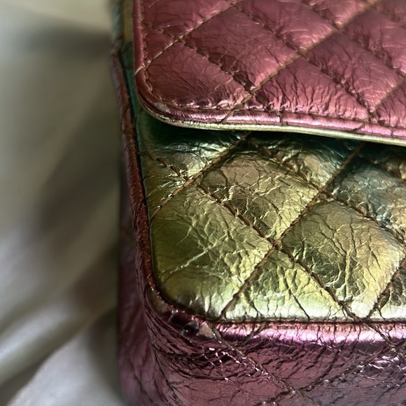 Used CHANEL Rainbow Reissue Mini FlapBag Metallic Multicolor - Picture 14 of 16